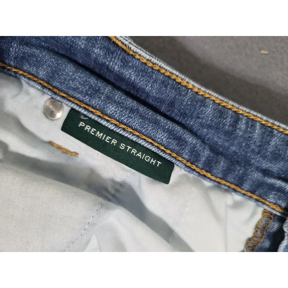 LAUREN RALPH LAUREN Women's SZ 16W Premier Straight Denim Jeans Classic - Picture 4 of 10